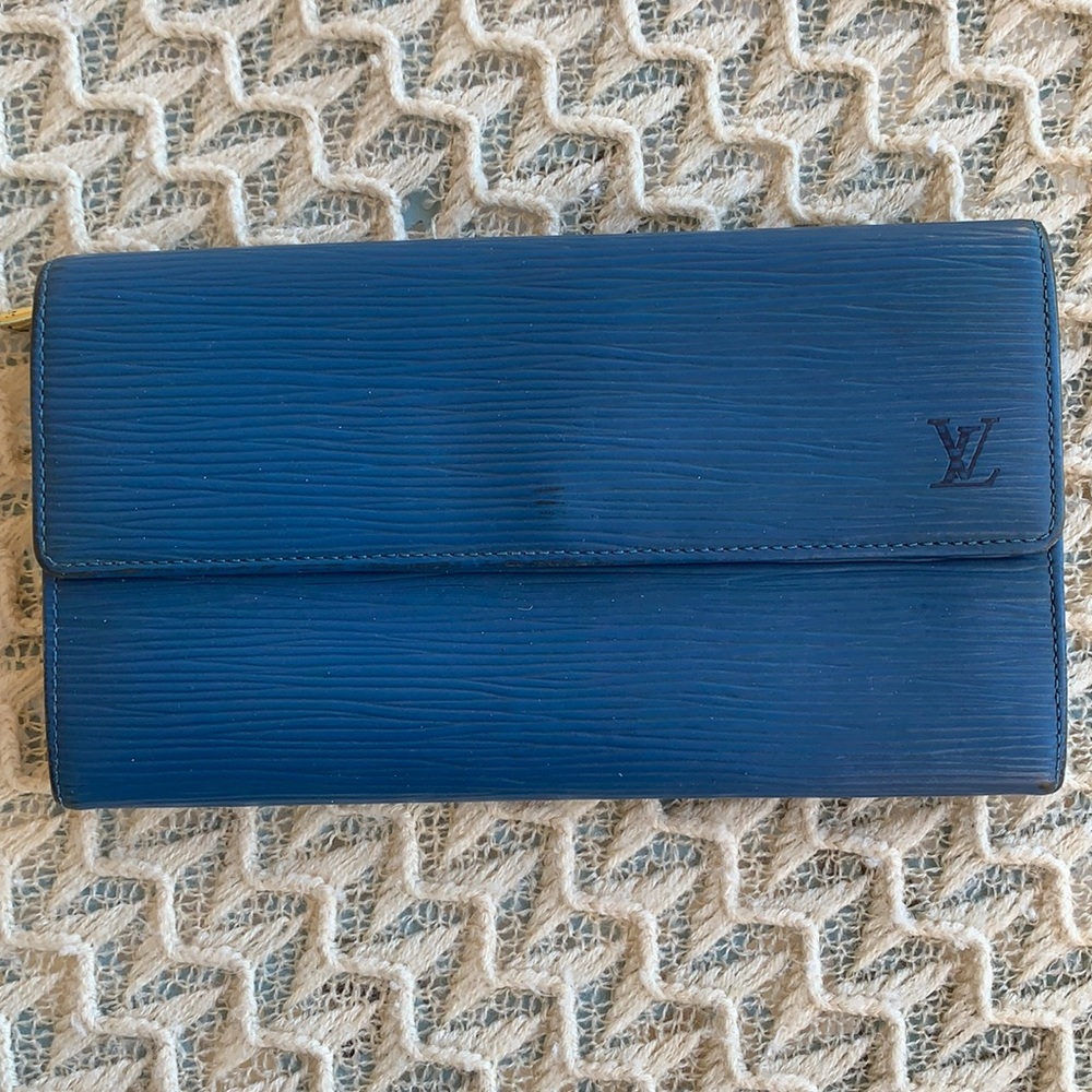Louis Vuitton Blue Wallet